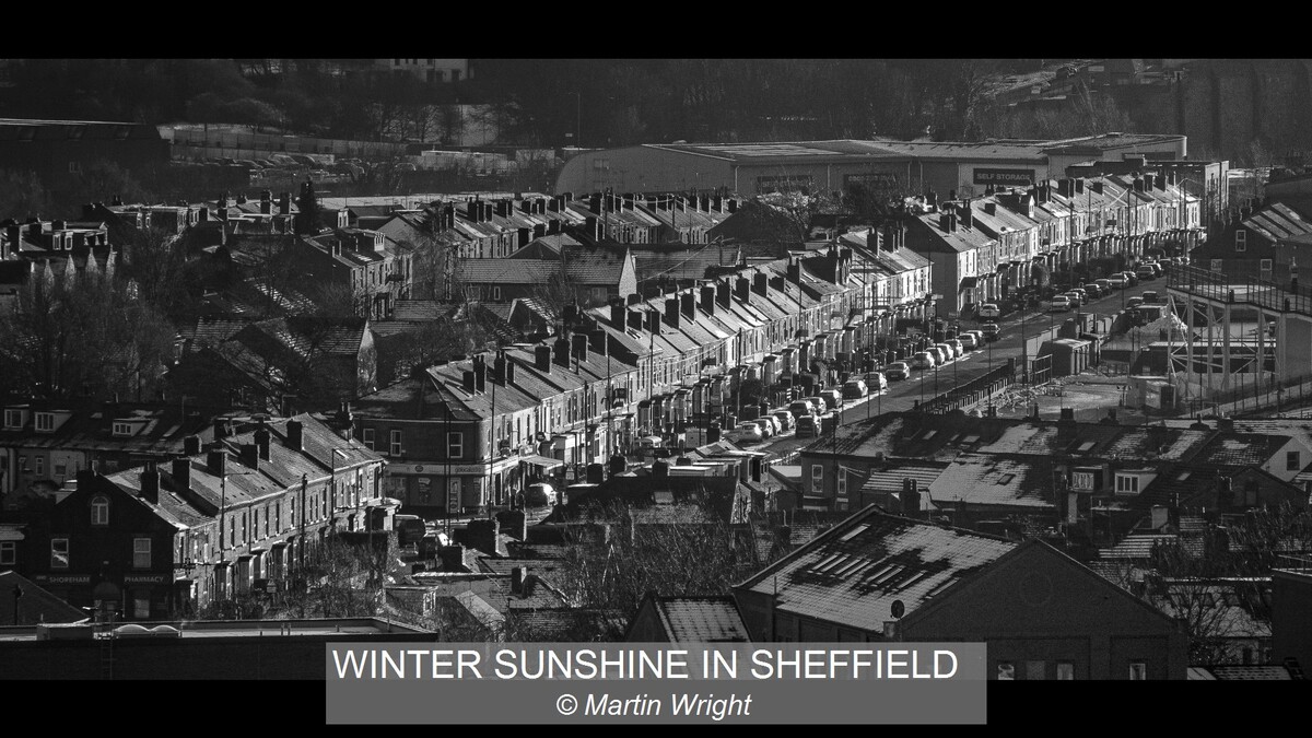 WINTER SUNSHINE IN SHEFFIELD